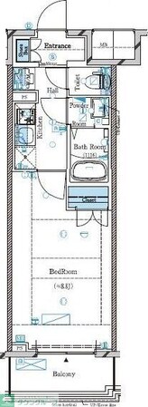 ガリシア下丸子リバーサイドの物件間取画像